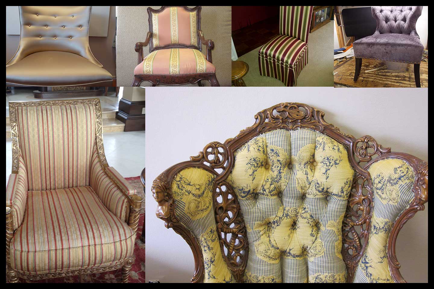 Chair upholstery services in Los Angeles California
